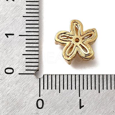 Brass Pave Cubic Zirconia Multi-strand Links KK-F913-09G-02-1