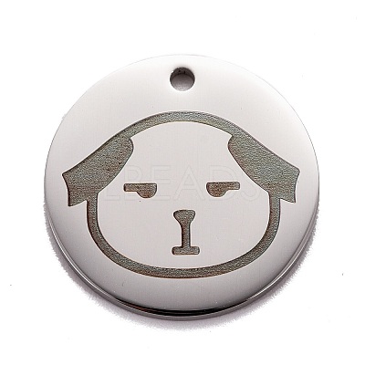 Non-Tarnish Stainless Steel Pendants STAS-G252-23P-1