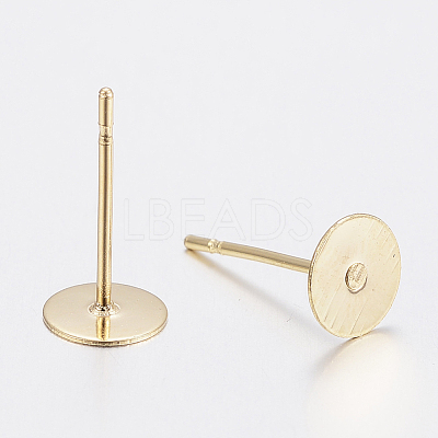 304 Stainless Steel Stud Earring Findings STAS-H436-24-4mm-1