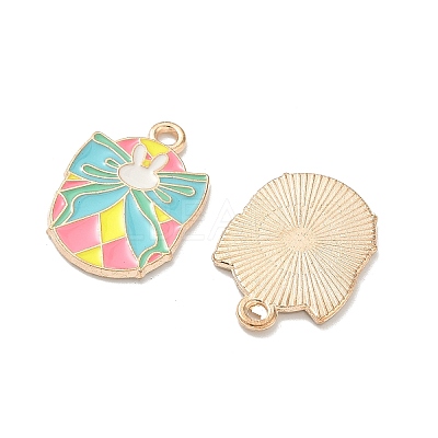 Easter Alloy Enamel Pendants LS-ENAM-I055-01KCG-10-1