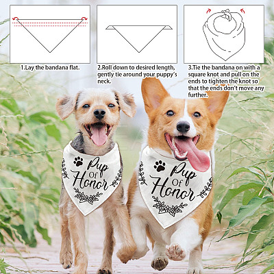 Cotton Dog's Kerchief AJEW-WH0503-082-1