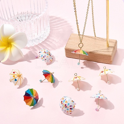 3Pcs 3 Colors Resin Pendants CRES-YW0002-77-1