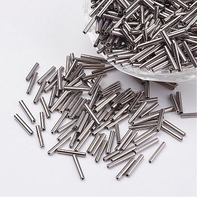 Glass Bugle Beads SEED-E001-5mm-TH-1