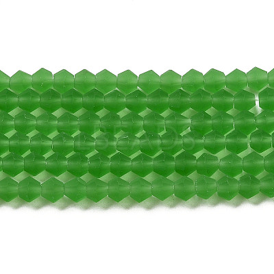 Imitate Austrian Crystal Frosted Glass Beads Strands EGLA-A039-T3mm-MD03-1