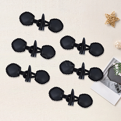 8 Pairs Resin Buttons BUTT-CL0001-08-1