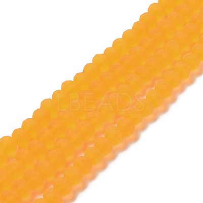 Transparent Glass Beads Strands EGLA-A034-T8mm-MD05-1