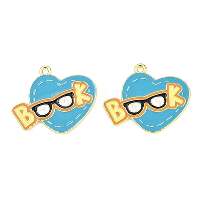 Alloy Enamel Pendants ENAM-L055-01J-01-1