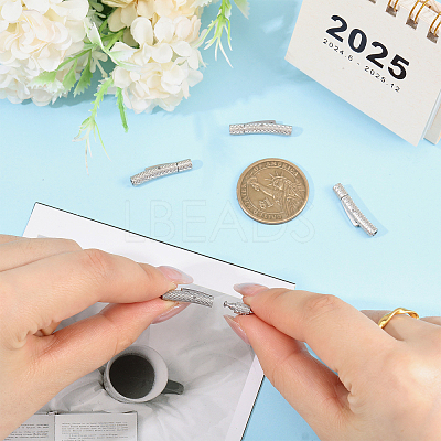 5Pcs Stainless Steel Bayonet Clasps FIND-CA0010-02A-1