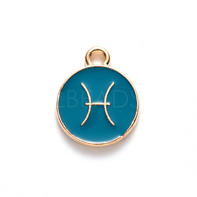 Alloy Enamel Pendants LS-X-ENAM-S124-01B-05H-1