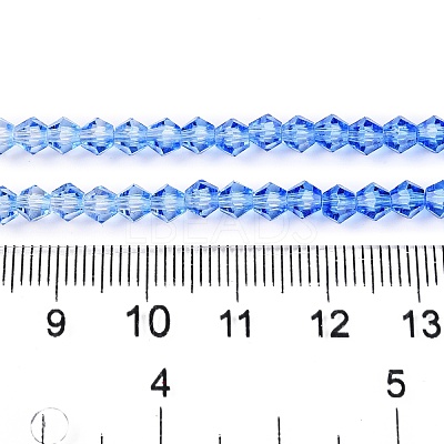 Gradient Color Baking Paint Glass Bead Strands X1-DGLA-A039-T4mm-A020-1