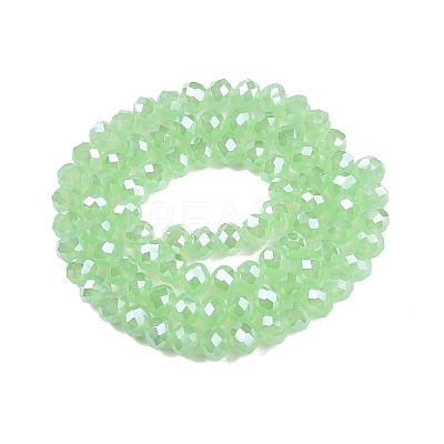 Electroplate Glass Beads Strands EGLA-A044-J6mm-A01-1