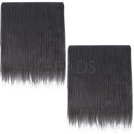 2Pcs Faux Fur Squares Fabric DIY-GF0011-26A-1