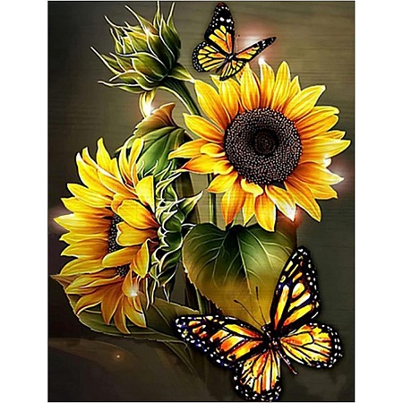 Sunflower DIY Diamond Painting Kit PW-WG35792-01-1