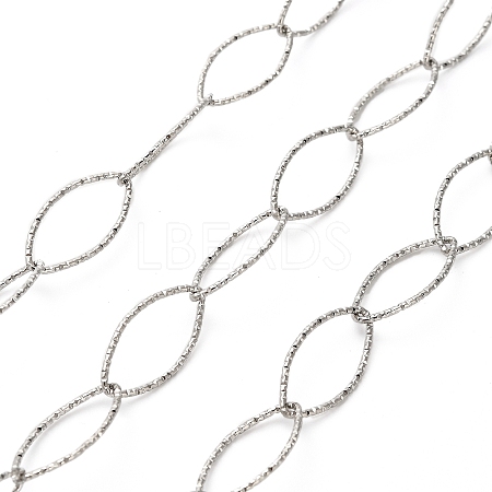 304 Stainless Steel Textured Cable Chains CHS-A016-07P-A-1