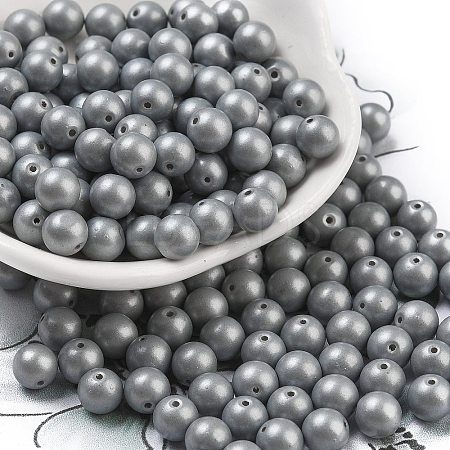 Baking Paint 3/0 Glass Seed Beads SEED-A034-02F-1