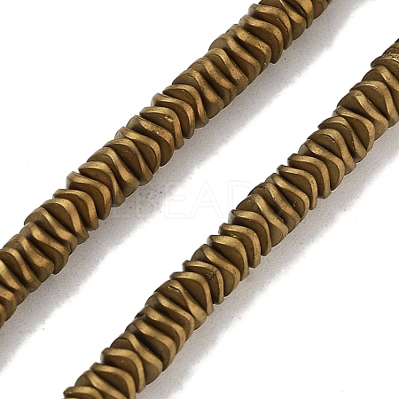Electroplated Synthetic Non-magnetic Hematite Beads Strands G-H020-M01-16-1