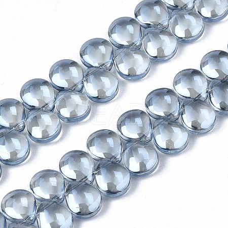 Electroplate Glass Beads Strand EGLA-S188-27-A01-1