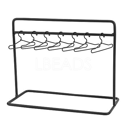SUPERFINDINGS Iron Doll Clothes Rack & Hangers DJEW-FH0001-17A-1