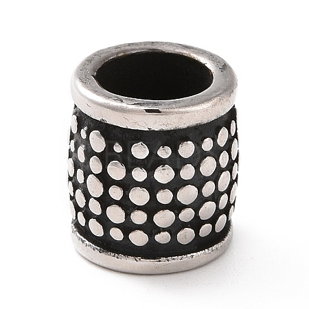 304 Stainless Steel Large Hole Beads STAS-M301-29AS-1