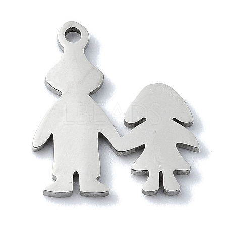 Non-Tarnish 304 Stainless Steel Charms STAS-C097-31P-1