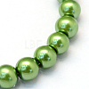 Baking Paint Glass Pearl Bead Strands LS-HY-Q003-3mm-13-2