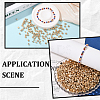 1200Pcs 6 Styles CCB Plastic Beads CCB-PA0001-10G-5