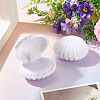 Shell Shaped Velvet Jewelry Storage Boxes VBOX-TADJ0001-02B-5