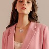 Light Gold Plated Acrylic Pendants OACR-SZ0001-02-7