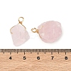 Natural Rose Quartz Pendants G-FG0001-13-3