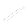 White Color Platinum Plated Ball Head Pins X-NEED-D002-1-2