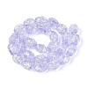 Handmade Foil Glass Beads Strands FOIL-N033-02D-2