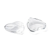 Transparent Glass Heart Cabochons X-GGLA-R021-20mm-3