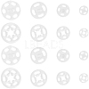 80Sets 4 Styles Resin Snap Buttons FIND-CY0001-44-7