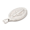 Non-Tarnish 304 Stainless Steel Pendants STAS-I121-07P-3