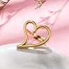304 Stainless Steel Cuff Rings RJEW-D317-01C-G-2