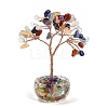 Natural Mixed Stone Chips Tree of Life Decorations DJEW-B013-01E-1