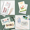 SUPERDANT Thank You Theme Cards DIY-SD0001-04-4