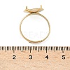 Adjustable Brass 4 Prong Ring Settings KK-K414-04C-G-3