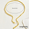 Iron Snake-Shaped Coil Choker Necklaces NJ6393-1-3