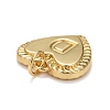 Rack Plating Real 18K Gold Plated Brass Pendants KK-E260-01G-D-3