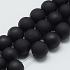 Rubberized Style Acrylic Beads Strands MACR-S835-20mm-11-1