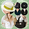 10Pcs Bowknot Shape Alloy Rhinestone Brooches for Backpack Clothes JEWB-PH0001-40-5