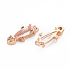 Rack Plating Brass Micro Pave Clear Cubic Zirconia Pendants KK-T060-63A-RS-3