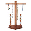 Wooden Baseball Ring Display Holder RDIS-WH0011-37A-1