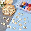 60Pcs Removable Wooden Pom Poms Buttons TOOL-AN0001-01-7