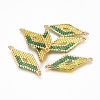 MIYUKI & TOHO Handmade Japanese Seed Beads Links SEED-E004-C26-2