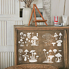 6Pcs 6 Styles PET Hollow Out Drawing Painting Stencils DIY-WH0394-0390-5