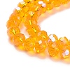 Electroplate Glass Beads Strands X1-EGLA-A034-T4mm-L11-3
