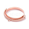 Alloy Open Back Bezel Pendants PALLOY-Z003-12RG-2