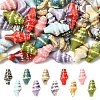 40Pcs 10 Colors Handmade Porcelain Beads PORC-CJ0001-42-1